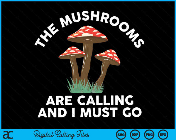 De paddenstoelen noemen me grappig cool paddestoel SVG PNG snijden afdrukbare bestanden