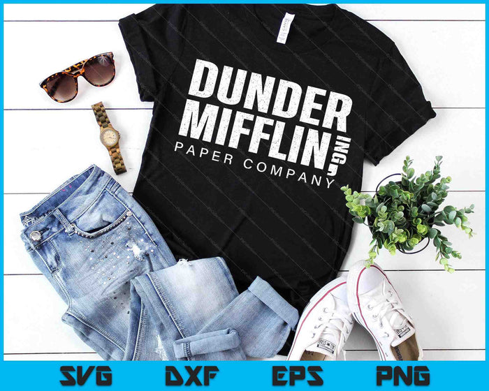 The Office Dunder Mifflin Vintage SVG PNG Digital Printable Files