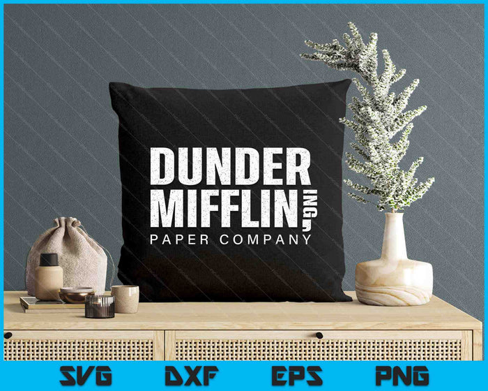 The Office Dunder Mifflin Vintage SVG PNG Digital Printable Files