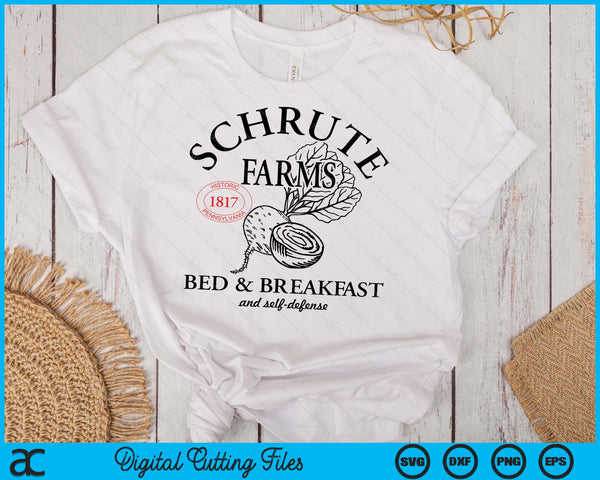 The Office Schrute Farms Large Label SVG PNG Digital Cutting Files
