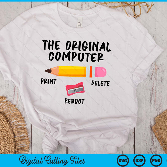 De originele computer sarcastisch grappig IT Tech Print Verwijder SVG PNG digitale afdrukbare bestanden