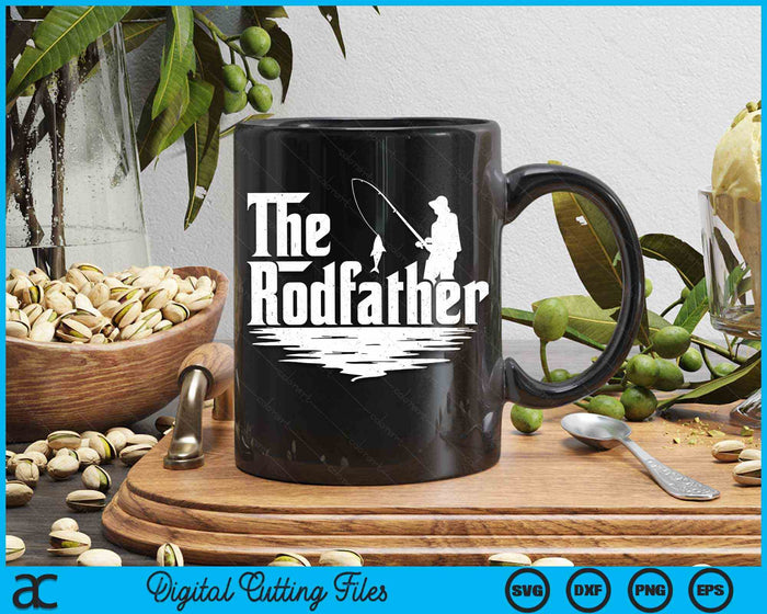 The Rodfather Fishing Fathers Day SVG PNG Digital Cutting Files
