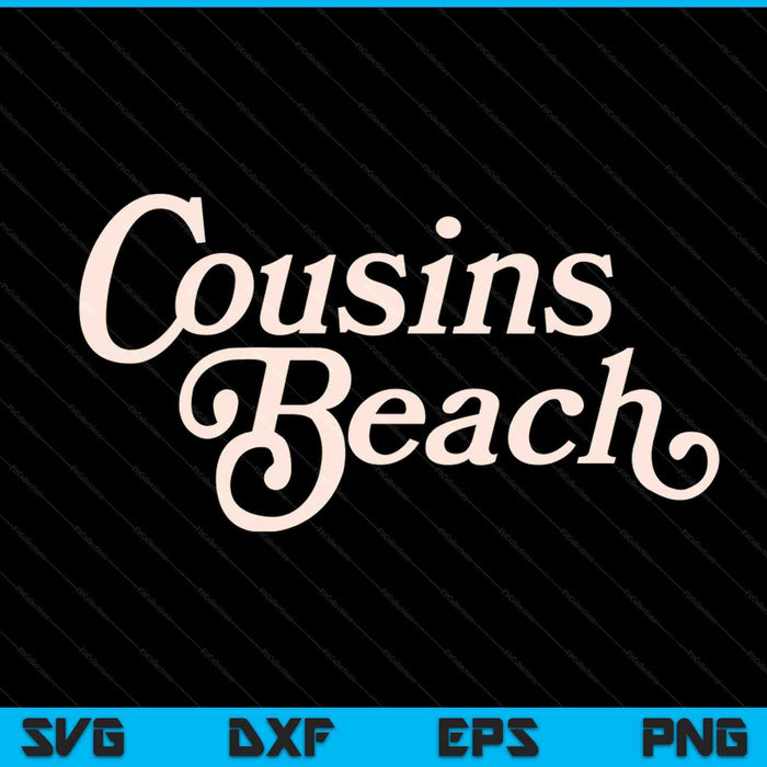 El verano que me convertí en Pretty Cousins ​​Beach SVG PNG cortando archivos imprimibles