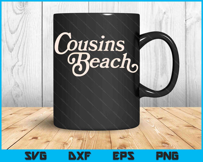 El verano que me convertí en Pretty Cousins ​​Beach SVG PNG cortando archivos imprimibles