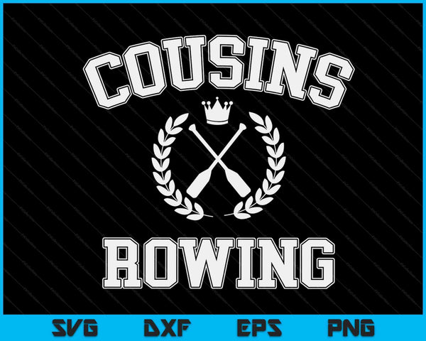 The Summer I Turned Pretty Cousins Rowing SVG PNG cut file for Cricut
