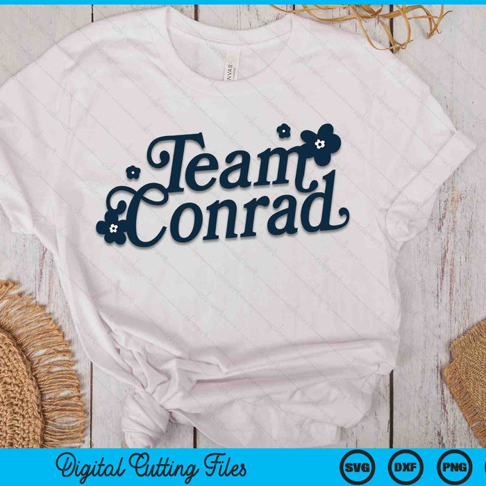 El verano que me convertí en Pretty Team Conrad Floral SVG PNG Cortando archivos imprimibles