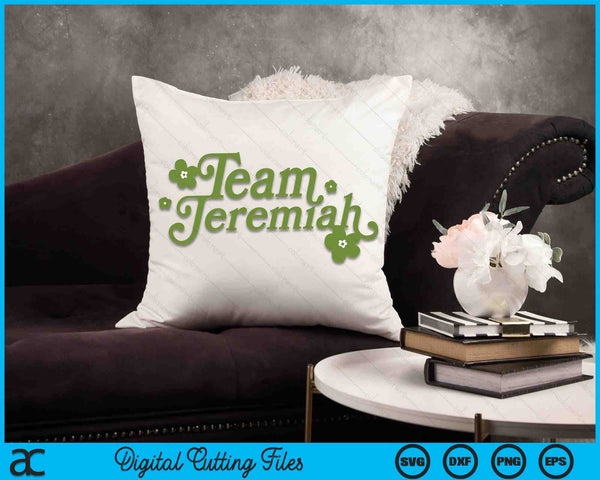 El verano que me convertí en Pretty Team Jeremiah Floral SVG PNG Cortando archivos imprimibles