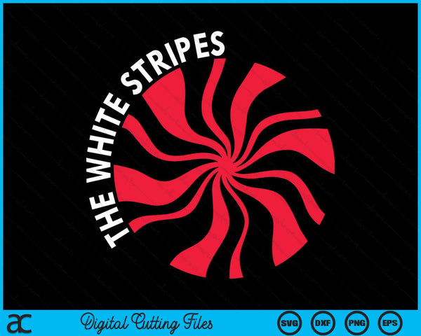 The White Stripes Vintage Logo SVG PNG Digital Cutting Files