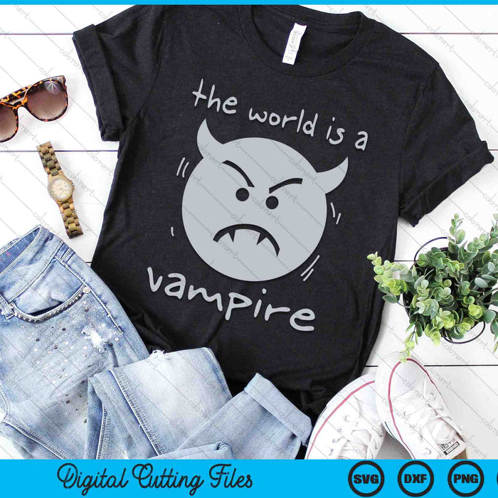 The World is a Vampire 90s Grunge Rock SVG PNG Digital Cutting Files
