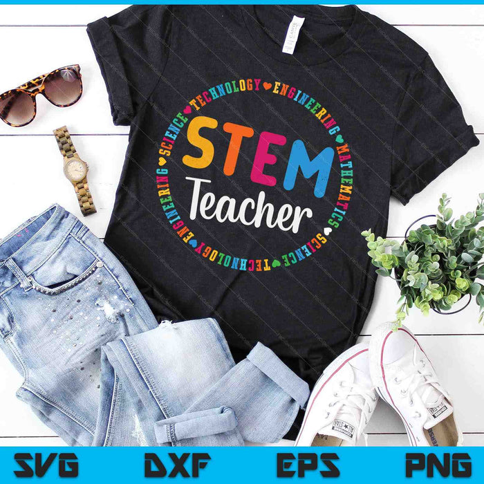 Think Outside The Box Tee STEAM Back to School SVG PNG Digital Cutting Files