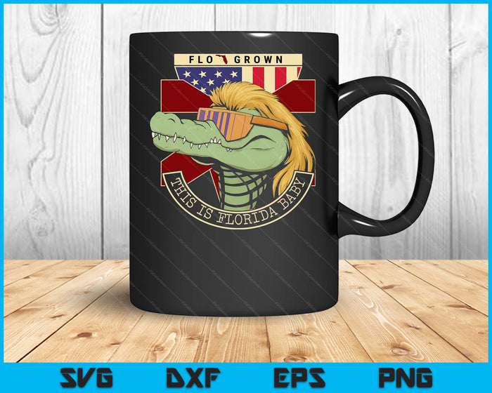 This Is Florida Baby Funny Crocodile SVG PNG Digital Printable Files