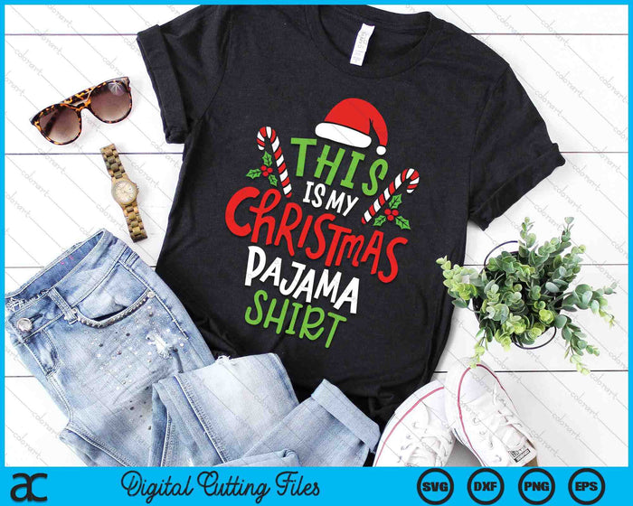 This Is My Christmas Pajama Shirt SVG PNG Digital Printable Files