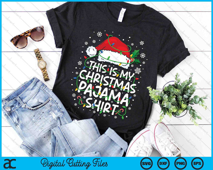 This Is My Christmas Pajamas Shirt SVG PNG Digital Printable Files