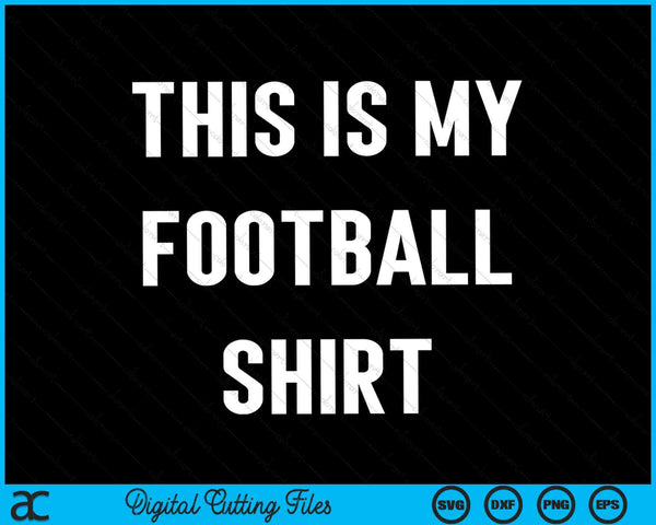 This is my football SVG cut file