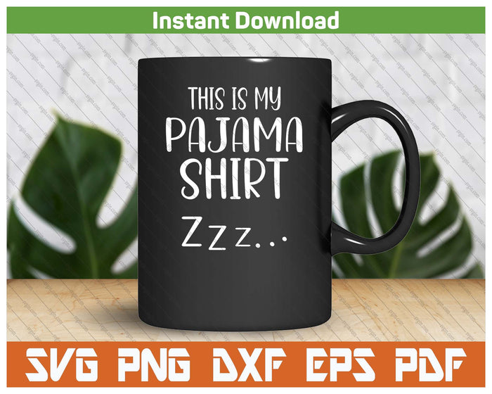 Funny Pajama Sleepover Quote Night Party Design SVG PNG