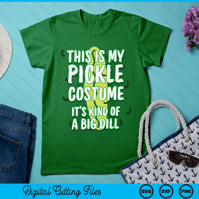 This Is My Pickle Costume Halloween Food Dill SVG PNG Digital Printable Files