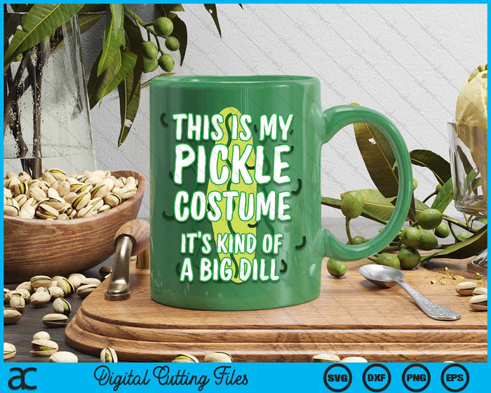 This Is My Pickle Costume Halloween Food Dill SVG PNG Digital Printable Files