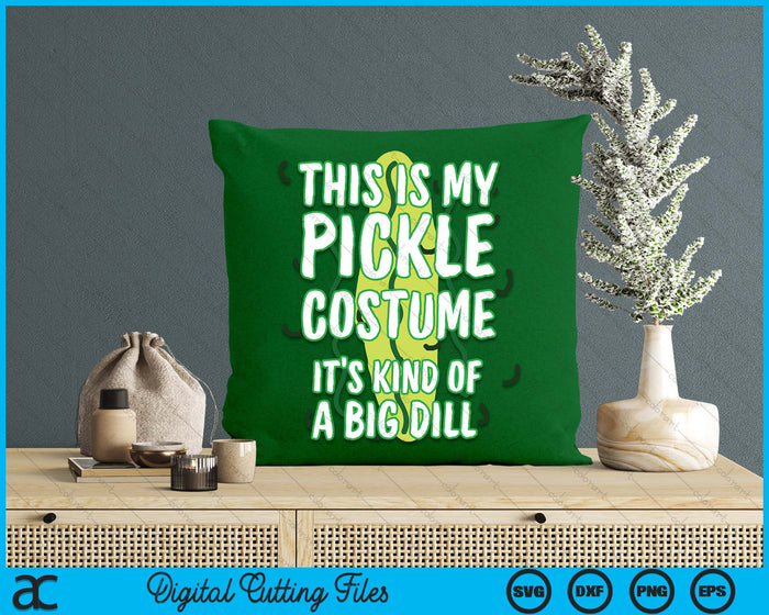 This Is My Pickle Costume Halloween Food Dill SVG PNG Digital Printable Files