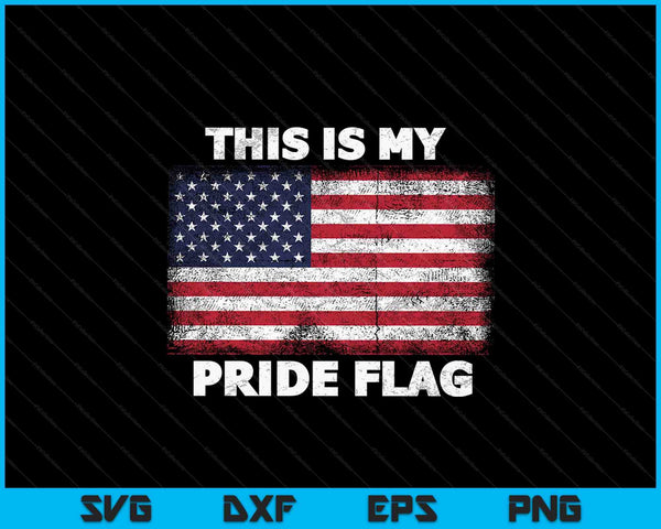 This Is My Pride Flag SVG PNG Cutting Printable Files