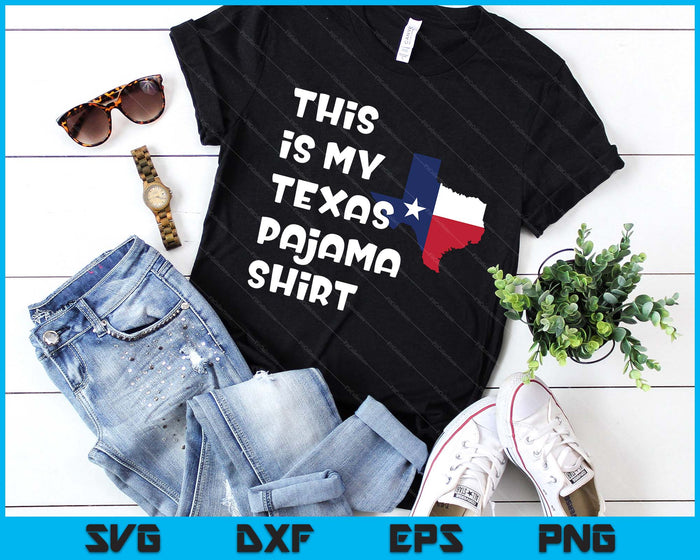 This Is My Texas Pajama Lone Star State SVG PNG Digital Printable Files