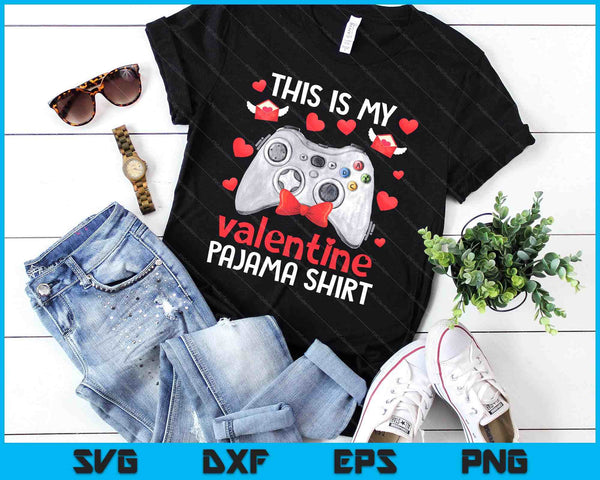 This Is My Valentine Pajama SVG PNG Digital Printable Files