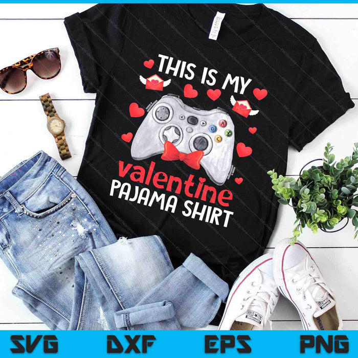 This Is My Valentine Pajama SVG PNG Digital Printable Files