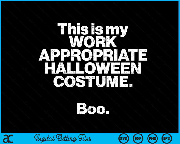 Dit is mijn werk passende Halloween kostuum Boo SVG PNG digitale snijbestanden
