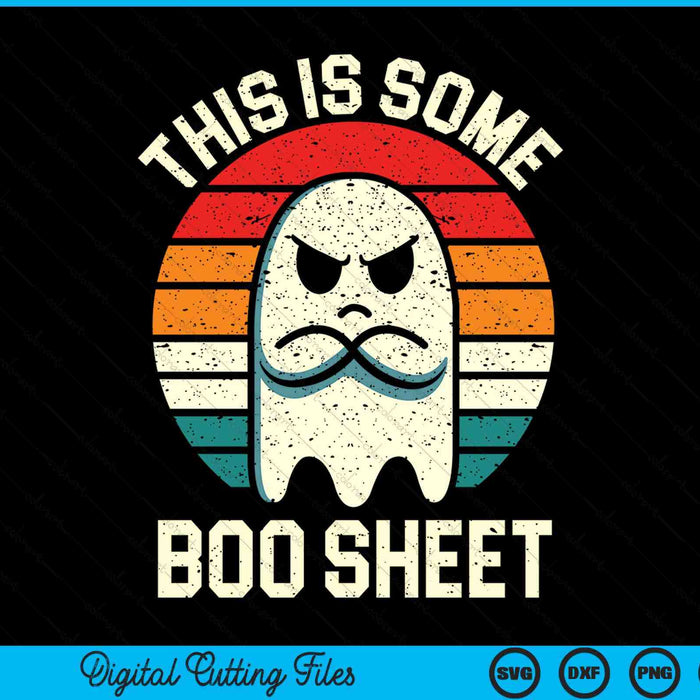 This is some boo sheet retro Halloween ghost SVG cut file