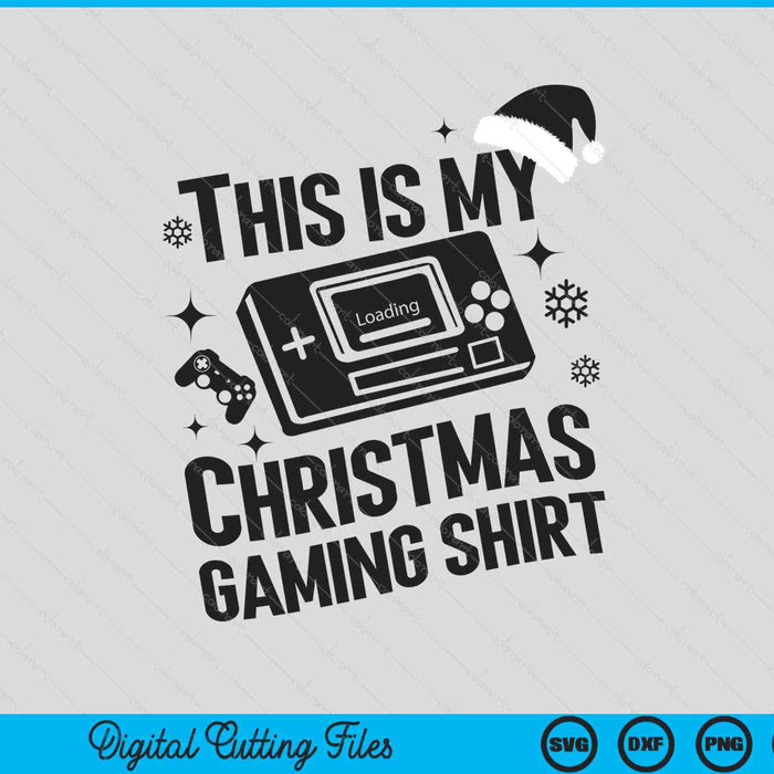 This is my Christmas gaming SVG PNG cut file for Cricut