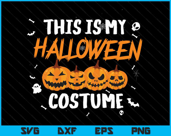 This is My Halloween Costume SVG PNG Cutting Printable Files