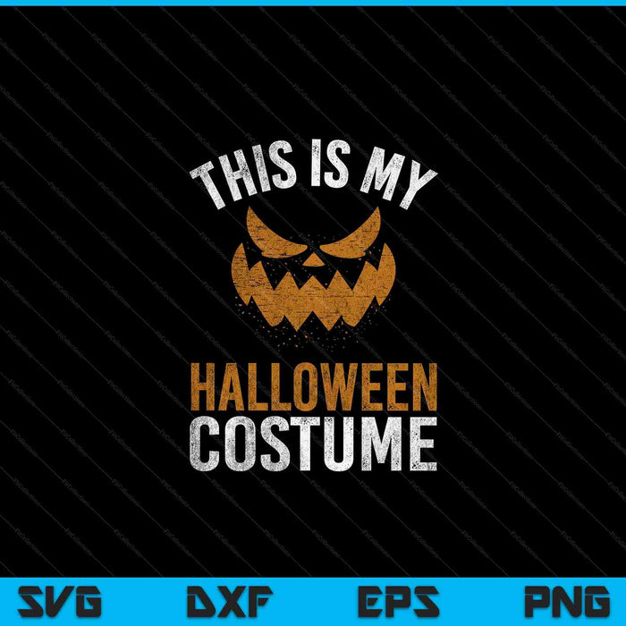 Este es mi disfraz de Halloween Halloween SVG PNG archivo de corte digital