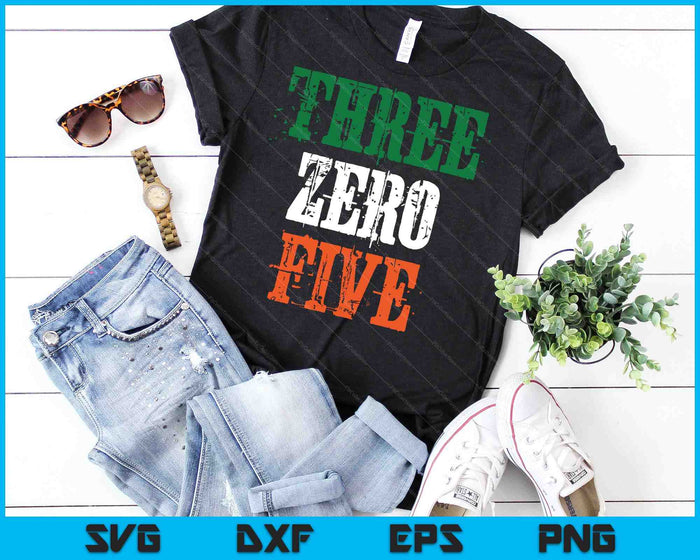 Three Zero Five 305 Miami SVG PNG Cutting Printable Files