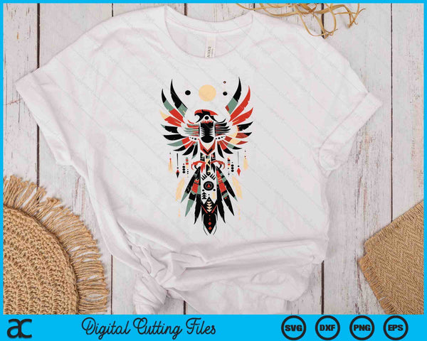 Thunderbird Native American Tribal Art SVG PNG Digital Printable Files