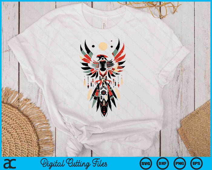 Thunderbird Native American Tribal Art SVG PNG Digital Printable Files