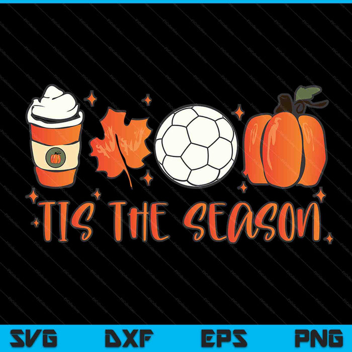 Tis the season pumpkin leaf latte fall handball, Halloween SVG PNG cut file for Cricut