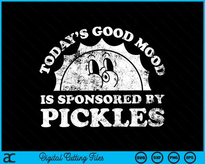 Het goede humeur van vandaag wordt gesponsord door Pickles SVG PNG digitale snijbestanden