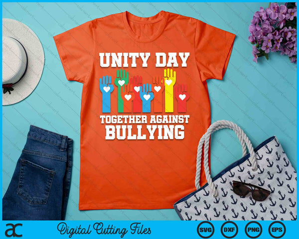 Together Against Bullying Orange Anti Bully Unity Day SVG PNG Digital Printable Files