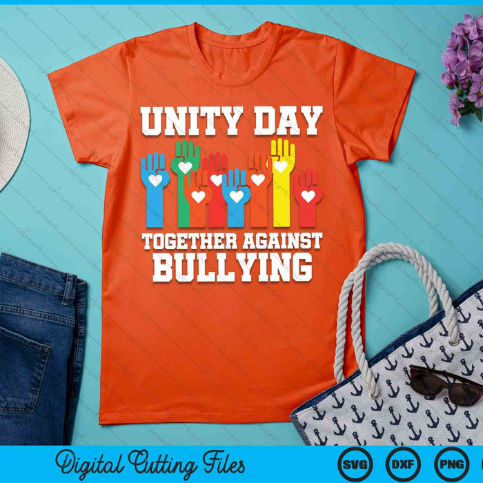 Together Against Bullying Orange Anti Bully Unity Day SVG PNG Digital Printable Files