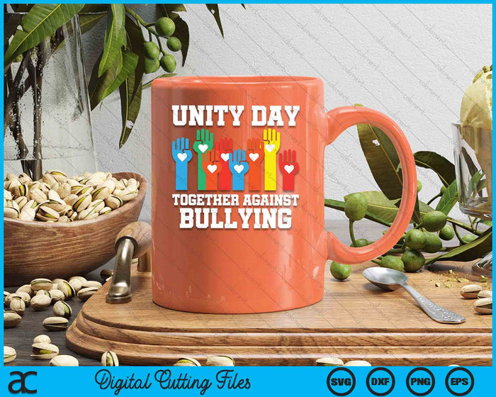 Together Against Bullying Orange Anti Bully Unity Day SVG PNG Digital Printable Files