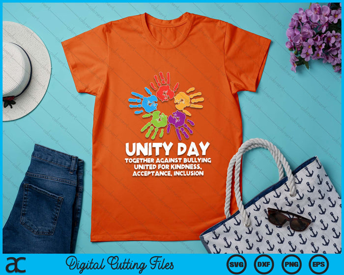 Together Against Bullying Orange Anti Bullying Unity Day Kid SVG PNG Digital Printable Files