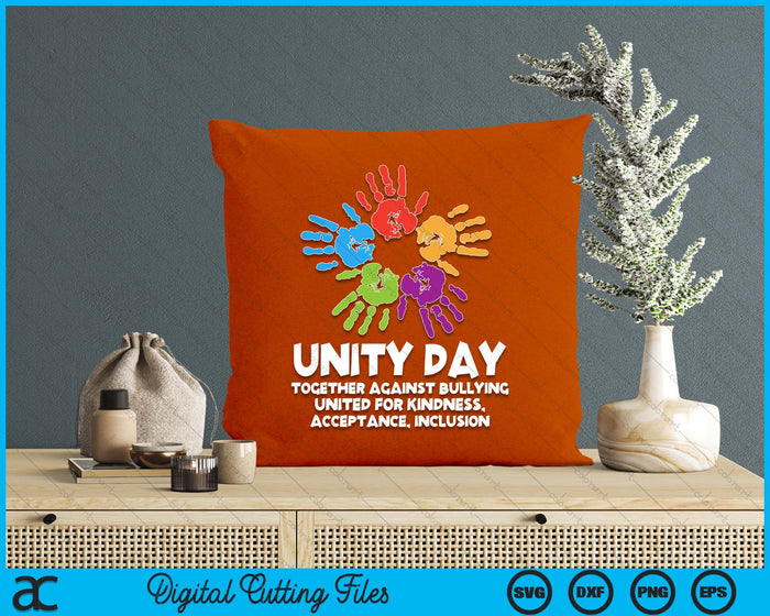 Together Against Bullying Orange Anti Bullying Unity Day Kid SVG PNG Digital Printable Files