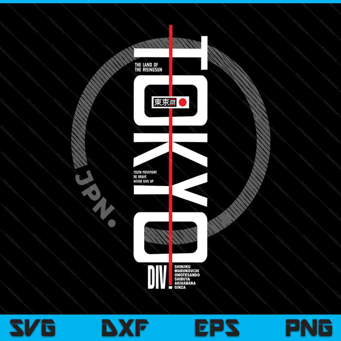 Tokyo div SVG cut file