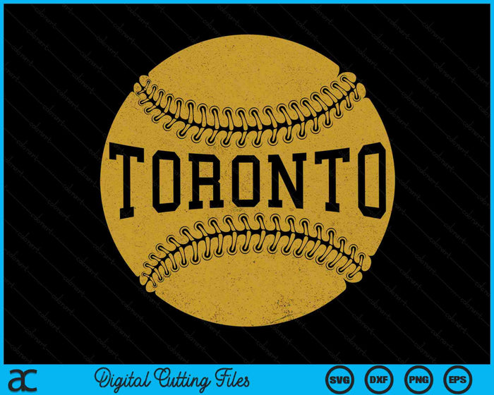 Toronto Baseball Fan SVG PNG digitale snijbestanden