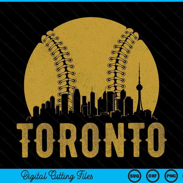 Toronto Baseball Fan SVG PNG Cutting Printable Files
