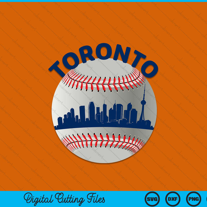 Toronto baseball team fans of space city SVG cut file