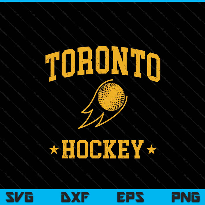 Toronto hockey vintage gameday retro hockey lover SVG cut file