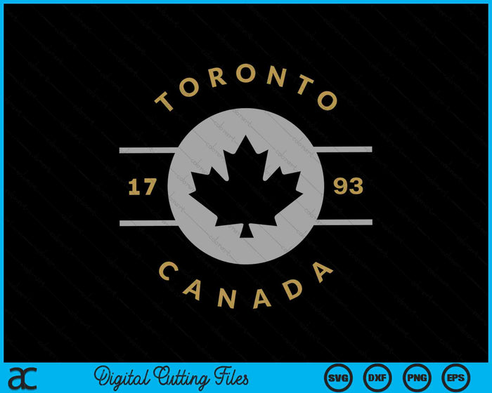 Toronto Maple Leaf Canadian 1793 SVG PNG Digital Cutting Files