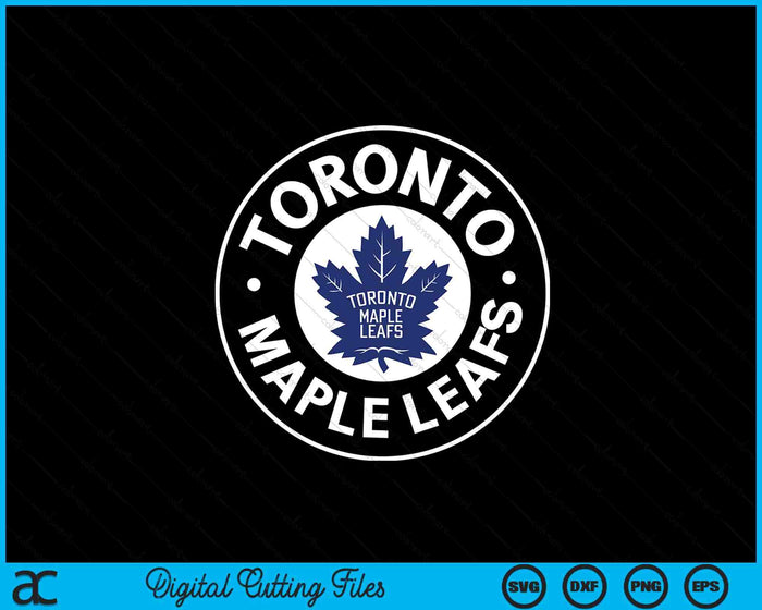 Toronto Maple Leafs Symbol Blue Officially Licensed SVG PNG Digital Printable Files