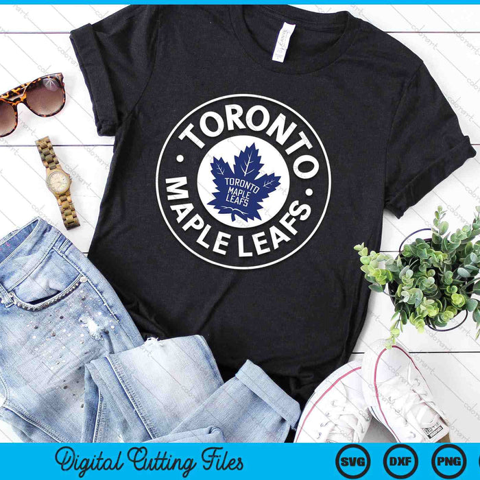 Toronto Maple Leafs Symbol Blue Officially Licensed SVG PNG Digital Printable Files