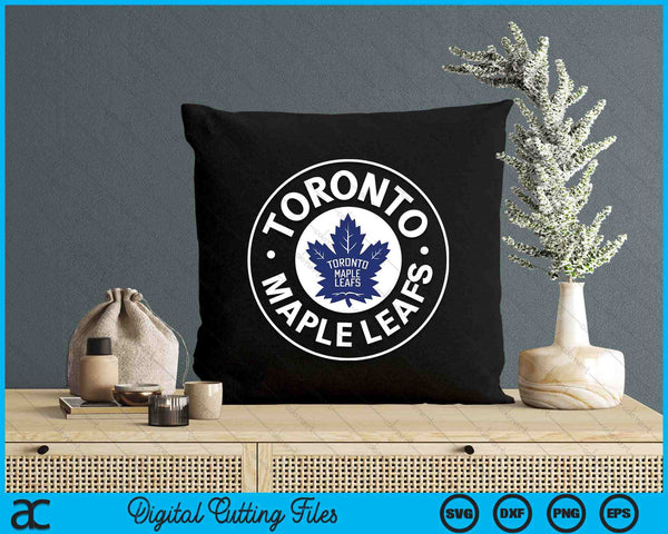 Toronto Maple Leafs Symbol Blue Officially Licensed SVG PNG Digital Printable Files